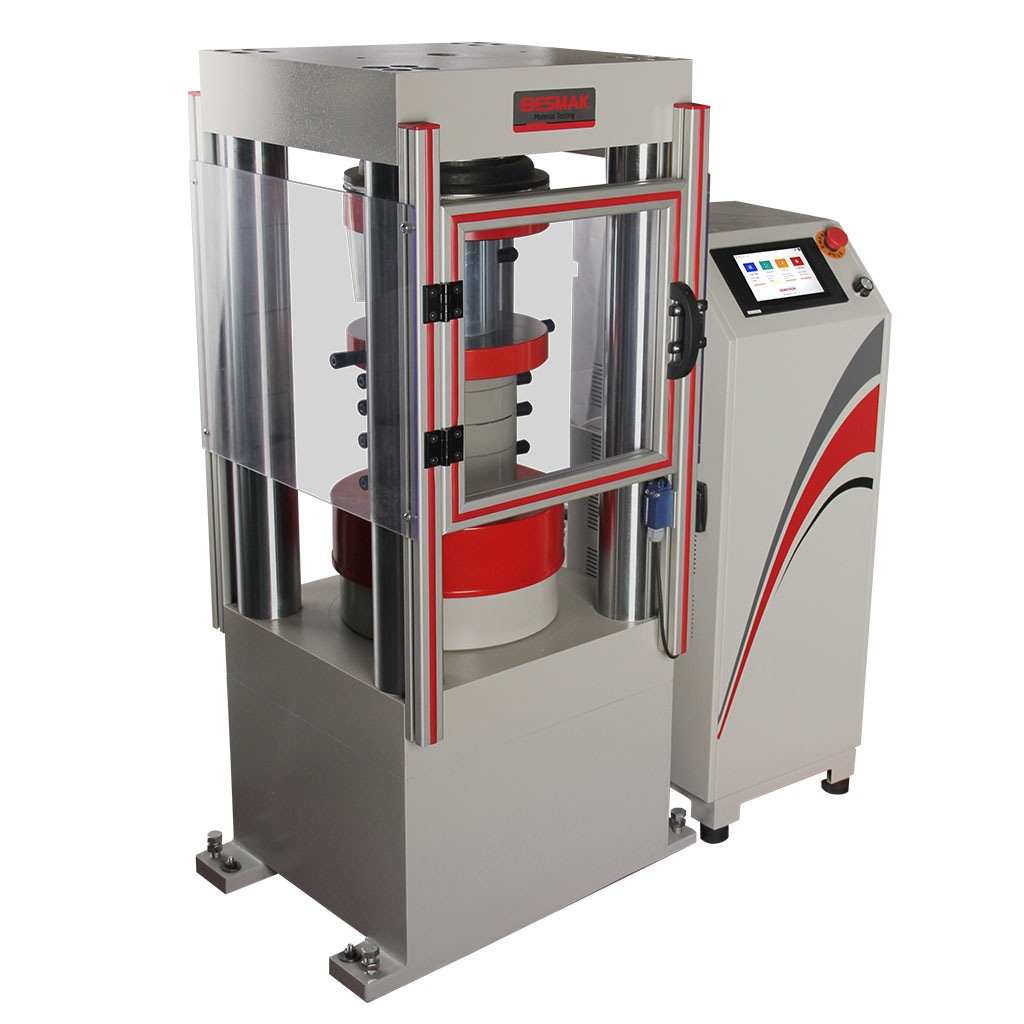 4-Column Fully Automatic Hydraulic Compression Test Machine with Sematron Touch Controller